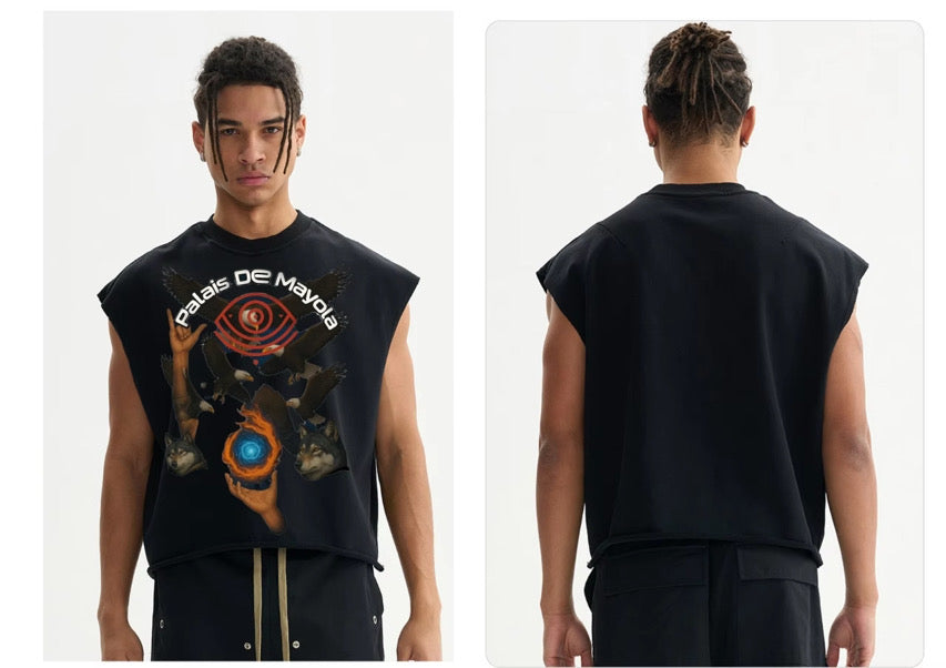 Sleeveless T-shirt